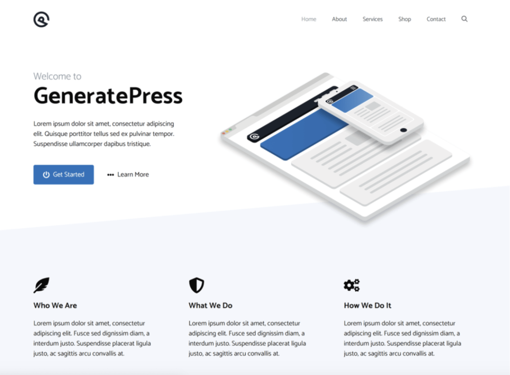 The Essential Guide to Choosing a WordPress Website Theme and Page Builder 5 Generate Press Theme