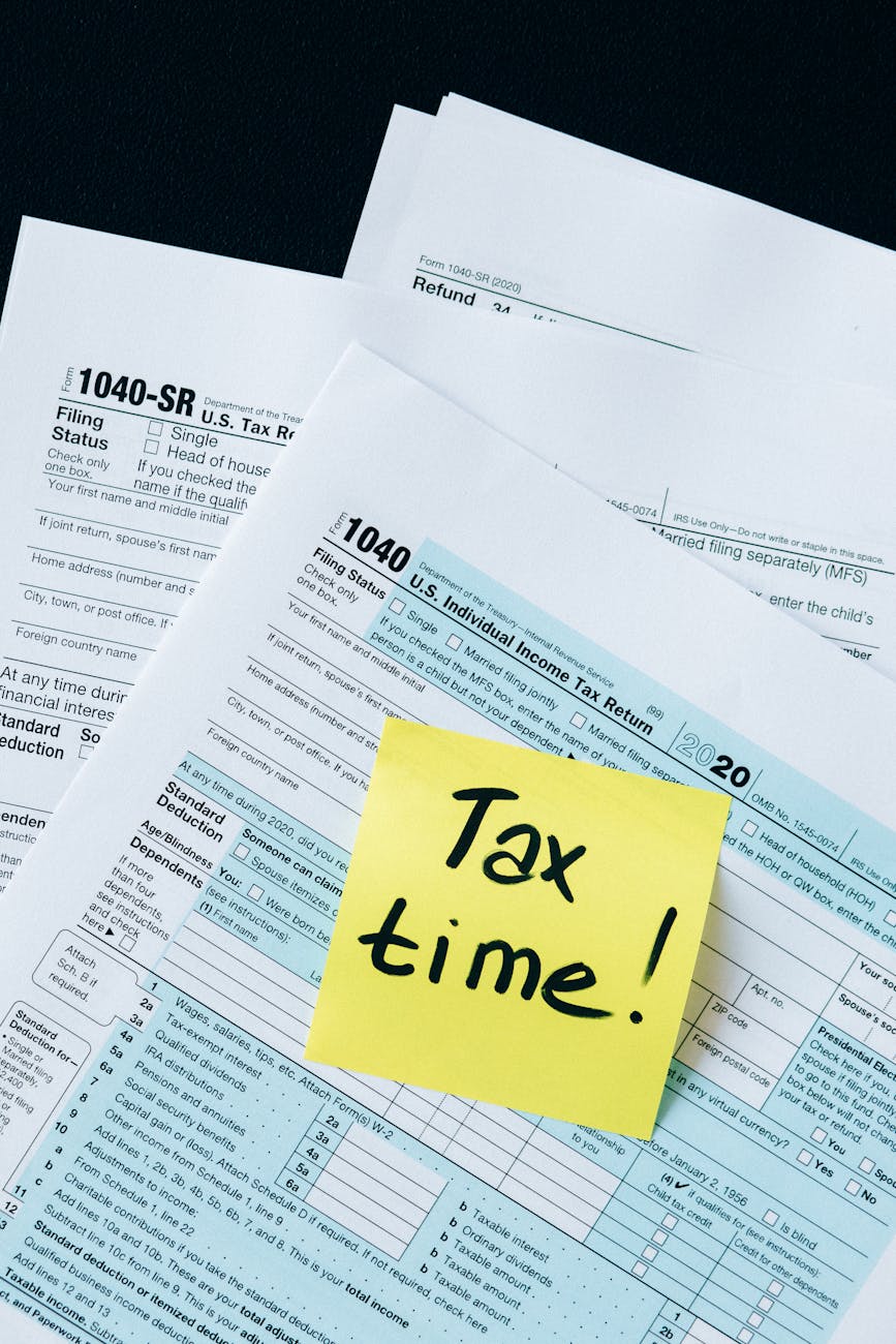 Tax Tips To Ensure You Keep More in Your Pocket 4 tax documents on the table
