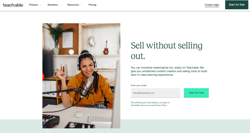 Teach:able platform for selling ebooks and content Teach:able platform for selling ebooks and content