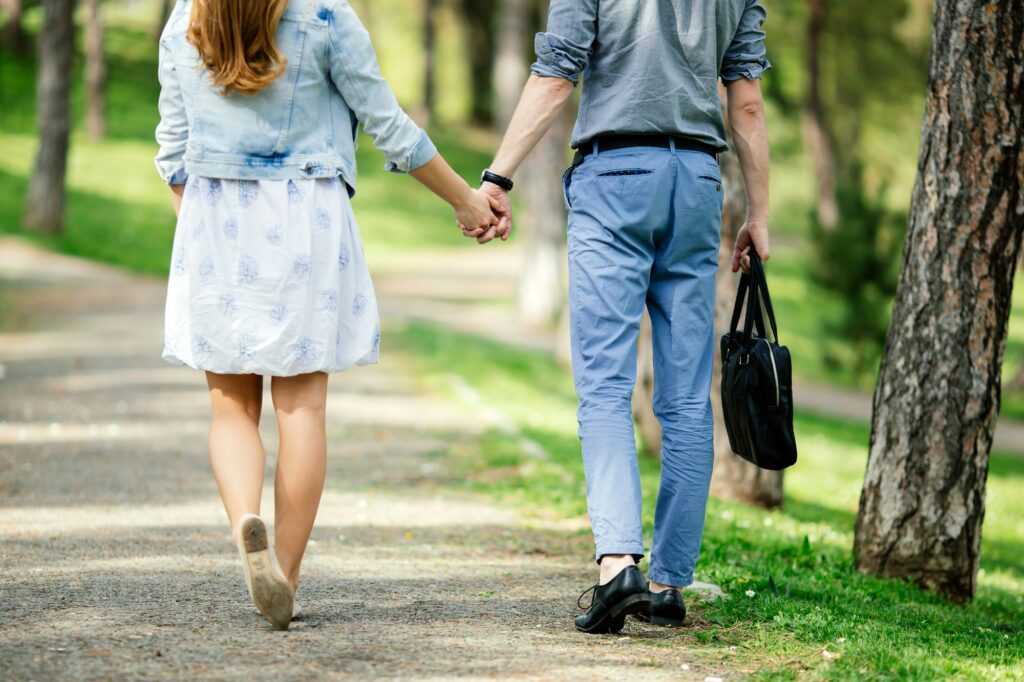 10 tips on how to Keep the Spark Alive in Marriage After Kids, Aging, and Life 5 Couple of people holding hands in park