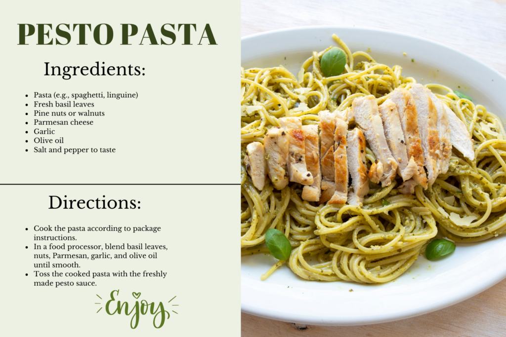 5 Tasty Recipes You Need to Try Today 235 pesto pasta from scratch