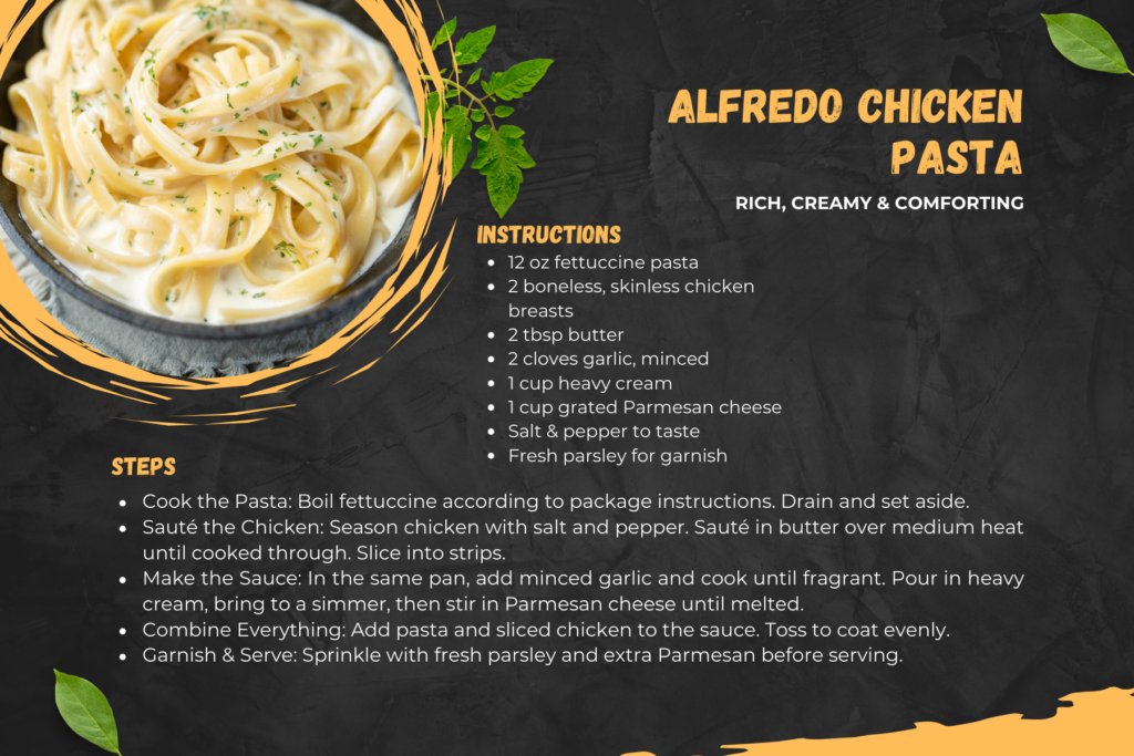 5 Tasty Recipes You Need to Try Today 240 chicken alfredo pasta recipe