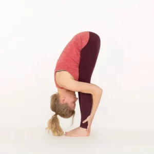 10 Hatha Yoga Poses and Techniques to Release Stress 5 Standing forward bend Pose - Hatha Yoga poses for stress release
