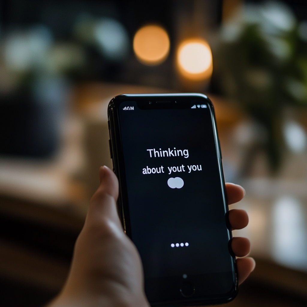 Keeping intimacy alive in marriage a sweet message on a cell phone saying I am missing you from a spouse