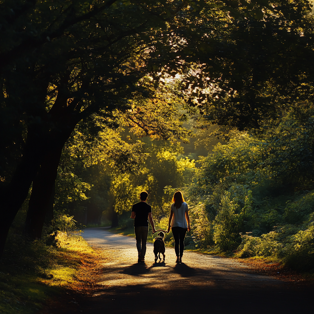 5 Easy Ways to Reduce Stress and Boost Your Productivity 4 kale runk 91593 a couple walking around a park with their dog 1e819a5f 2e91 455c 9146 f5dca1b076d1 1