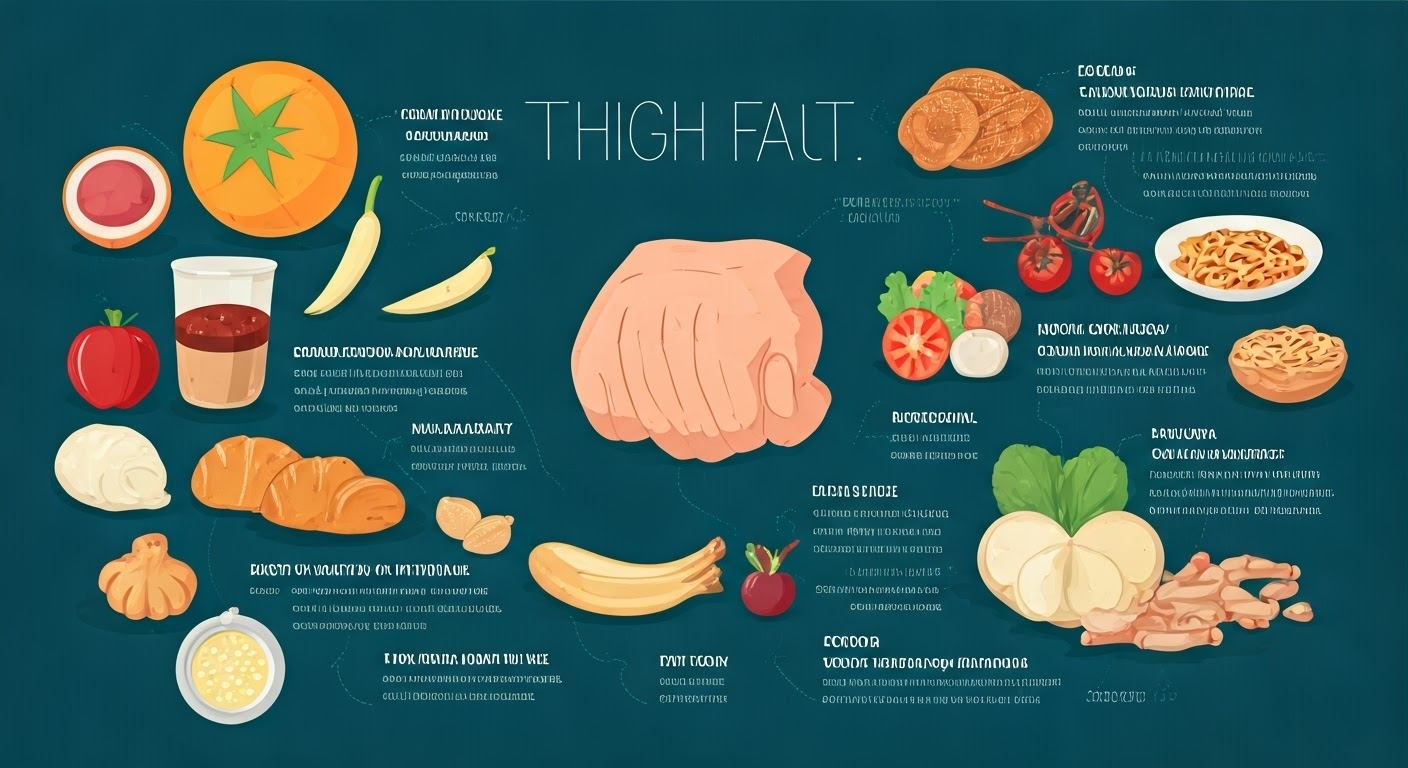 understanding the foods that drive thigh fat