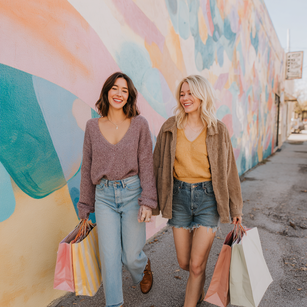 Rooftop Cocktail Hour – Girls’ Night Vibes