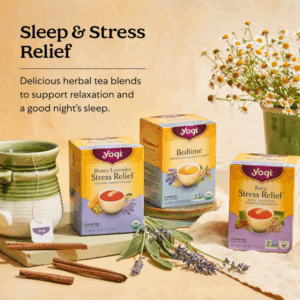 Yogi Organic Tea, Used to relief stress