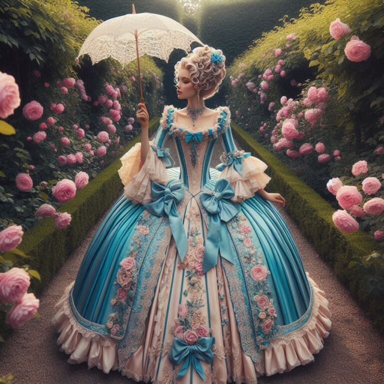 rococo outfit trend