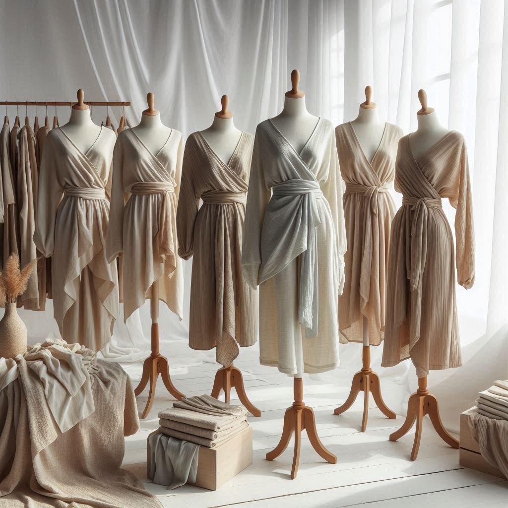 Wrap silhouettes instead of tight tailoring