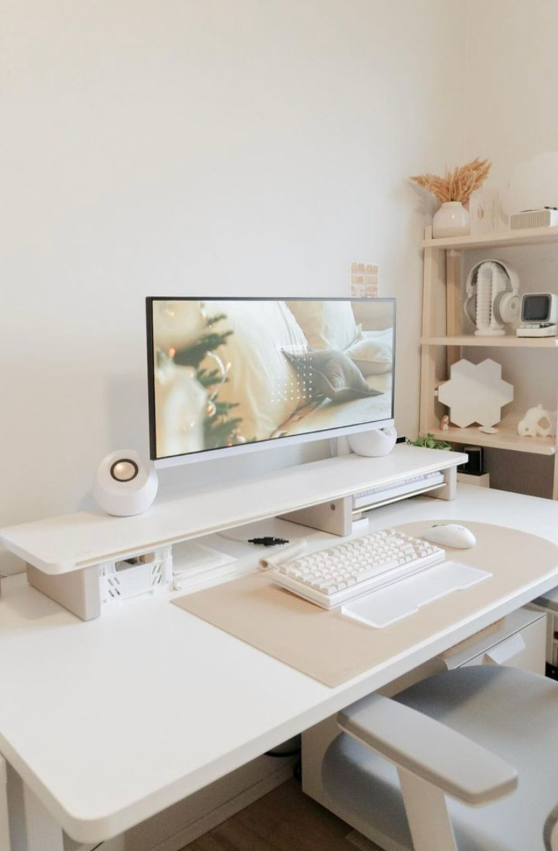 Calm workspace representing recovery from money burnout and financial stress