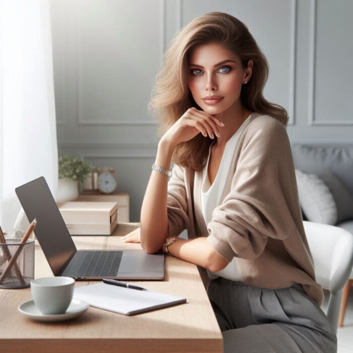 Romantic Rococo beauty look suitable for everyday wear and work-from-home style