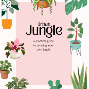 Houseplant Care Journal for tracking watering schedules, plant growth, fertilizer needs, and indoor plant care.