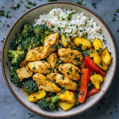 Ginger-Turmeric Chicken Stir-Fry